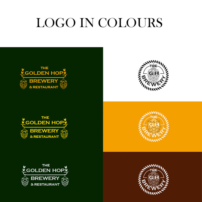 Logo colour background