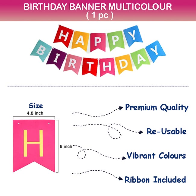 Party Banner Multicolour Design